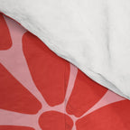 Pink and Red - Retro Floral Art Print Comforter Gallery Image 4
