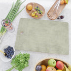 Light Green Lines Neutral Geometric Artwork Cutting Board Gallery Image 2