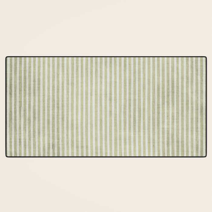 Light Green Lines Neutral Geometric Artwork Desk Mat Gallery Image 3