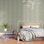 Light Green Lines Neutral Geometric Artwork Wallpaper Gallery Image 3
