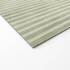 Light Green Lines Neutral Geometric Artwork Welcome Mat Gallery Image 2