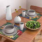Tropical Paradise Hawaiian Floral Illustration Placemat Gallery Image 2