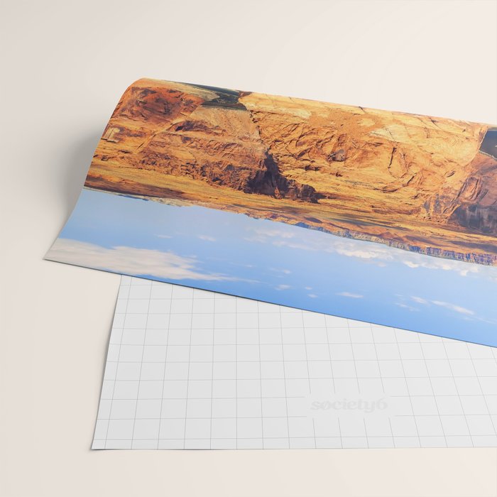 Stunning Horseshoe Bend, Colorado River, Glen Canyon scenic nature canyons photographic art print Wrapping Paper Gallery Image 2