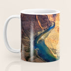 Stunning Horseshoe Bend, Colorado River, Glen Canyon scenic nature canyons photographic art print Coffee Mug Gallery Image 3