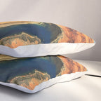 Stunning Horseshoe Bend, Colorado River, Glen Canyon scenic nature canyons photographic art print Pillow Sham Gallery Image 3