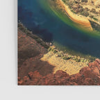 Stunning Horseshoe Bend, Colorado River, Glen Canyon scenic nature canyons photographic art print Poster Gallery Image 3