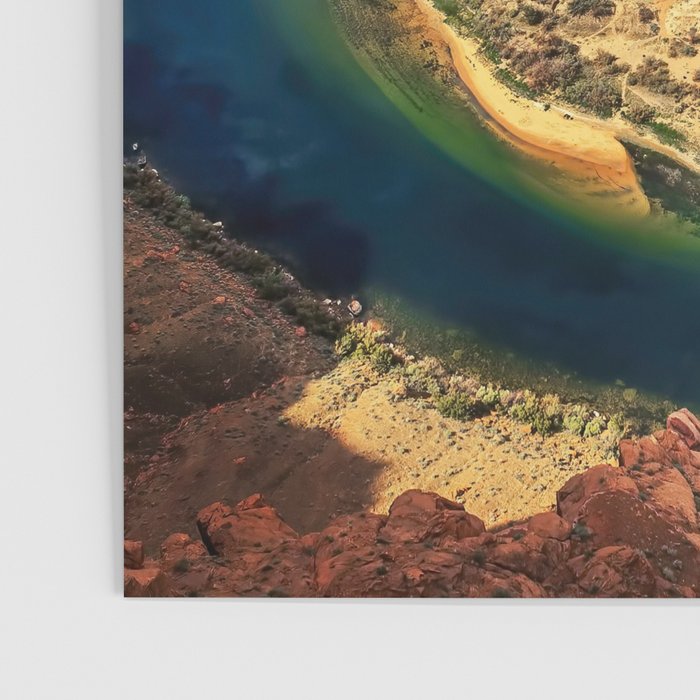 Stunning Horseshoe Bend, Colorado River, Glen Canyon scenic nature canyons photographic art print Poster Gallery Image 3