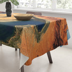 Stunning Horseshoe Bend, Colorado River, Glen Canyon scenic nature canyons photographic art print Tablecloth Gallery Image 3