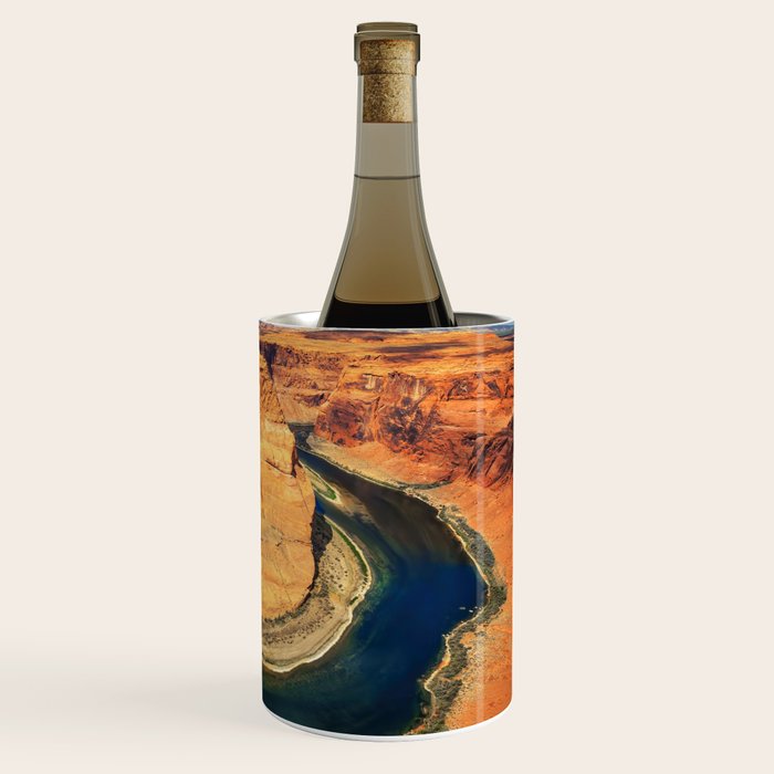 Stunning Horseshoe Bend, Colorado River, Glen Canyon scenic nature canyons photographic art print Wine Chiller Gallery Image 3