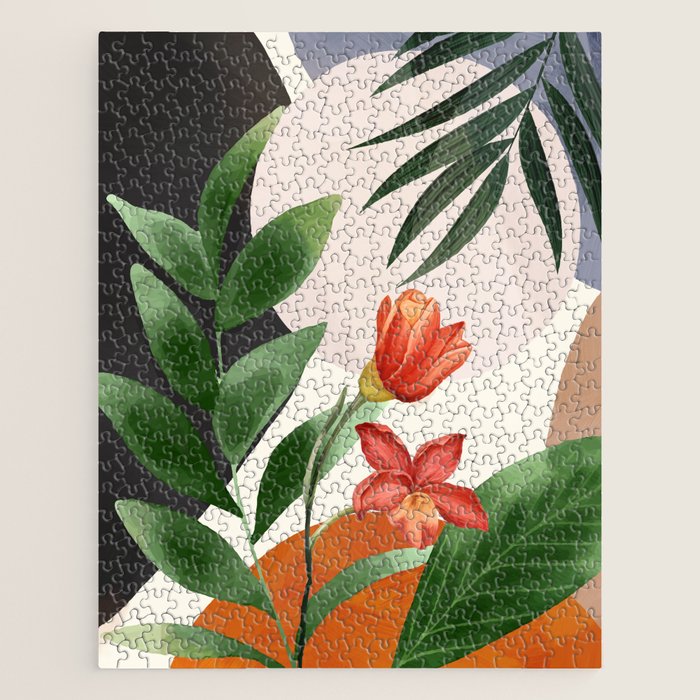 Abstract Tropical Art 12 Jigsaw Puzzle Gallery Image 1