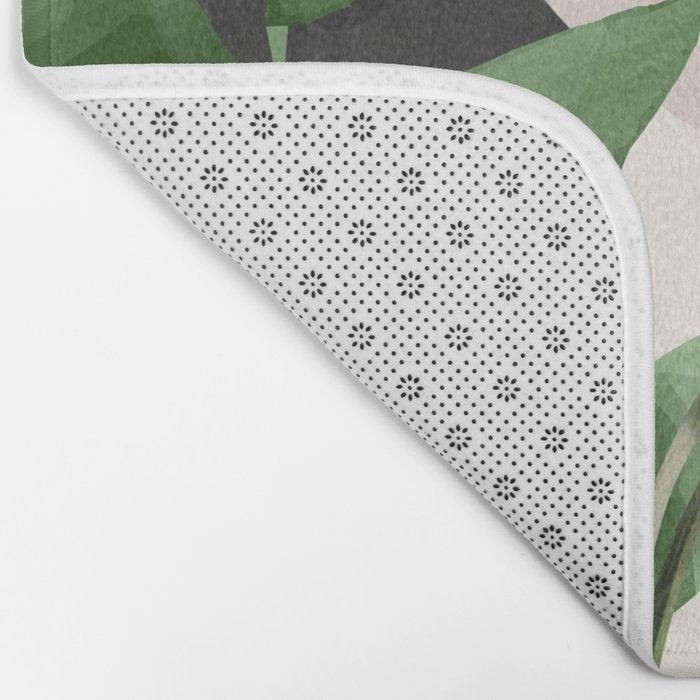 Abstract Tropical Art 12 Bath Mat Gallery Image 2