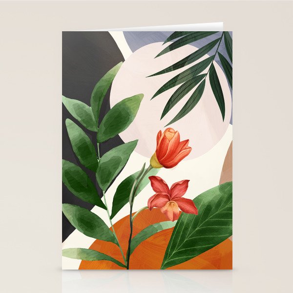 Abstract Tropical Art 12 Stationery Card Gallery Image 2