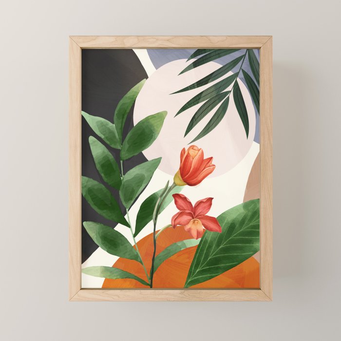Abstract Tropical Art 12 Mini Art Print Gallery Image 1