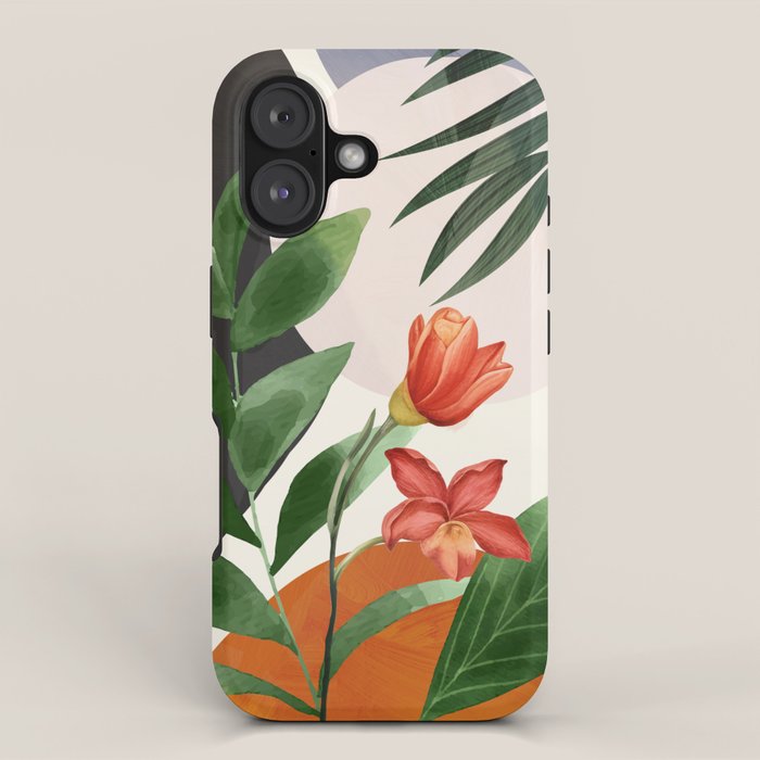 Abstract Tropical Art 12 iPhone Case Gallery Image 1