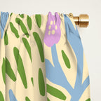 Botanical Garden - Lilac, Blue and Green  Window Curtain Gallery Image 2