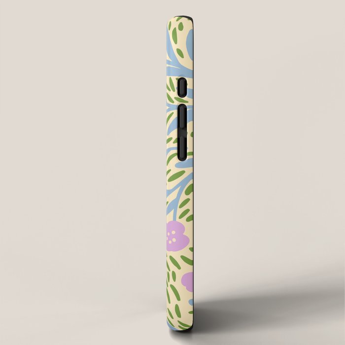Botanical Garden - Lilac, Blue and Green  iPhone Case Gallery Image 2