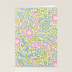 Botanical Garden - Lilac, Blue and Green  Stationery Card Gallery Image 2