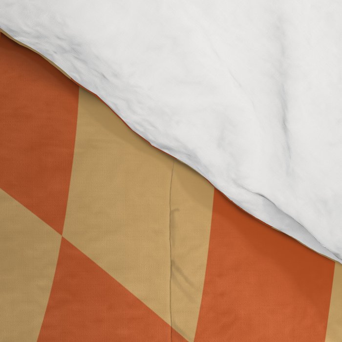 Orange Sunset Checker Comforter Gallery Image 4