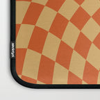 Orange Sunset Checker Laptop Sleeve Gallery Image 3