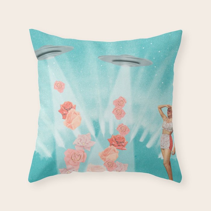 Flower Power // Spring is coming Throw Pillow Gallery Image 1