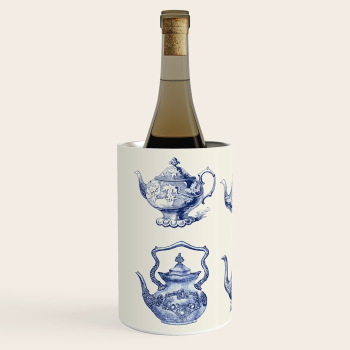 Blue Tea Pots Wine Chiller Gallery Image 2