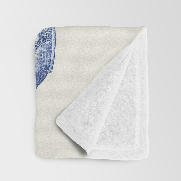 Blue Tea Pots Throw Blanket Gallery Image 3