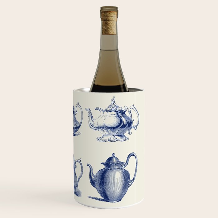 Blue Tea Pots Wine Chiller Gallery Image 3