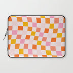Checkers: PATTERN 04 | The Peach Edition Laptop Sleeve Gallery Image 1