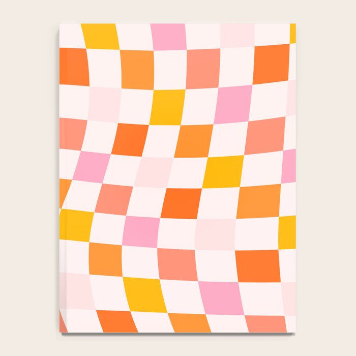 Checkers: PATTERN 04 | The Peach Edition Notebook Gallery Image 4
