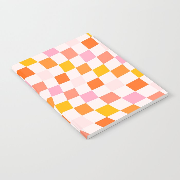 Checkers: PATTERN 04 | The Peach Edition Notebook Gallery Image 2