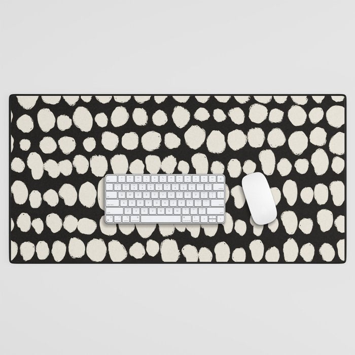 Irregular Polka Dot Pattern #2 Desk Mat Gallery Image 1