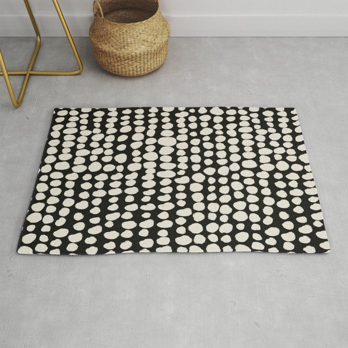 Irregular Polka Dot Pattern #2 Rug Gallery Image 1