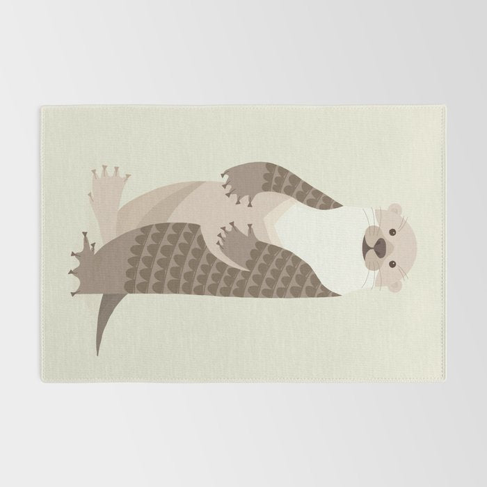 Whimsical Otter Rug Gallery Image 2