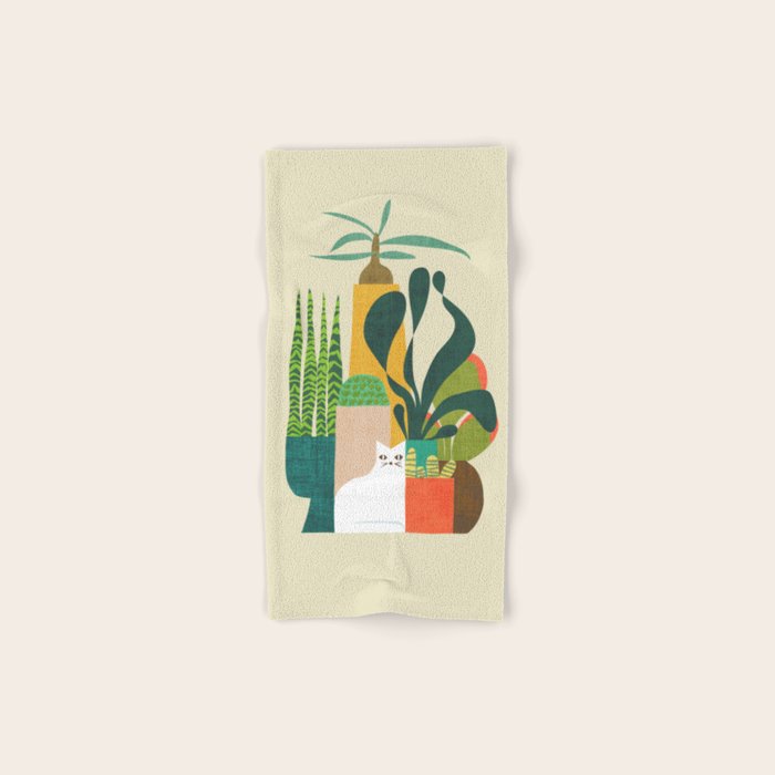 Still life with cat Bath Towel Gallery Image 1