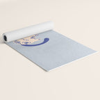 Purrcelin Cat Butt - Charming Delft Pottery Kitty Yoga Mat Gallery Image 2