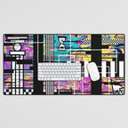 Vaporwave glitch 2 - 80s / 90s Retro Desk Mat Gallery Image 1