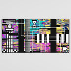 Vaporwave glitch 2 - 80s / 90s Retro Desk Mat Gallery Image 3