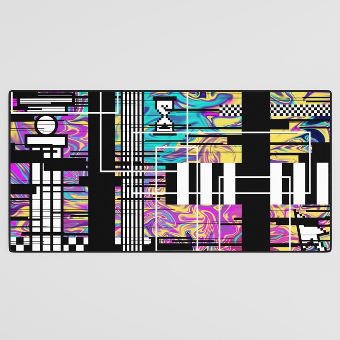 Vaporwave glitch 2 - 80s / 90s Retro Desk Mat Gallery Image 3