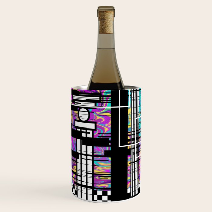 Vaporwave glitch 2 - 80s / 90s Retro Wine Chiller Gallery Image 2