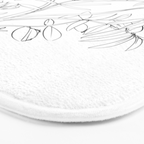 Floral 3 Bath Mat Gallery Image 3