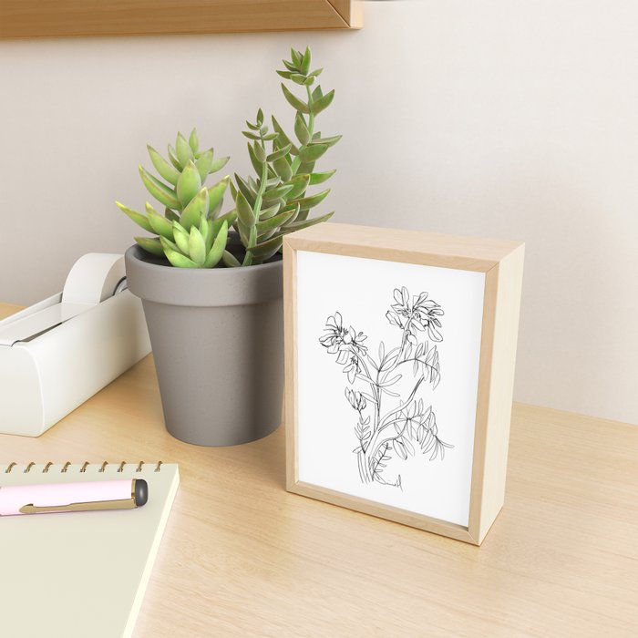 Floral 3 Mini Art Print Gallery Image 2