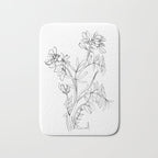 Floral 3 Bath Mat Gallery Image 1