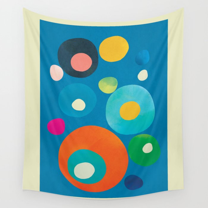 Mid-Century Abstract Balance 14 Wall Tapestry Gallery Image 4