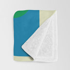 Mid-Century Abstract Balance 14 Throw Blanket Gallery Image 3