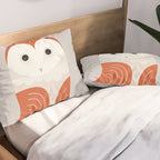 Barn Owl, Bird of United Kingdom Pillow Sham Gallery Image 2