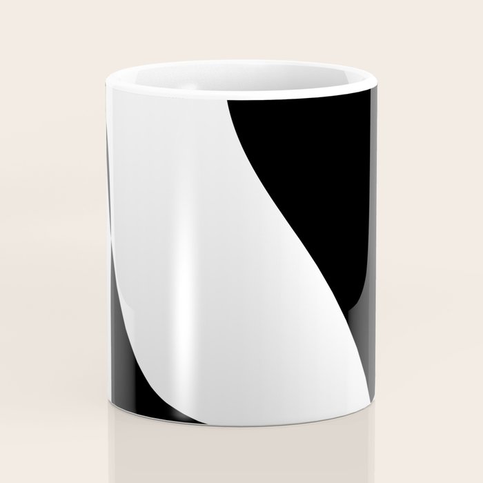 Minimalist Black and White 82 Coffee Mug Gallery Image 4