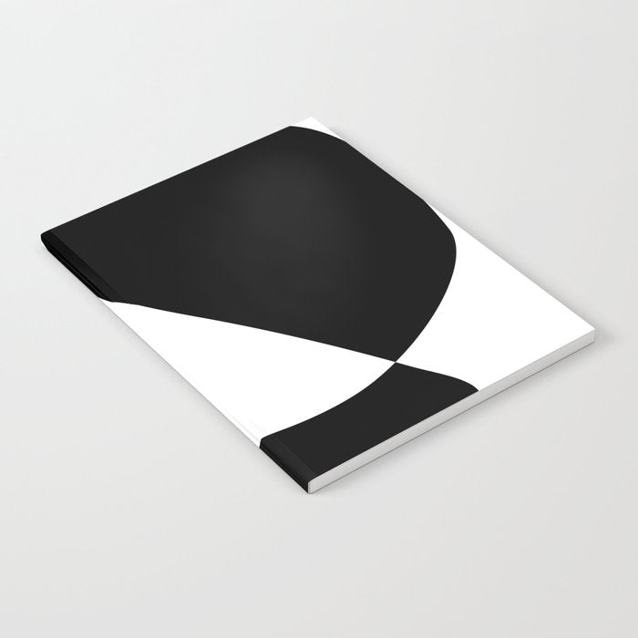 Minimalist Black and White 82 Notebook Gallery Image 2