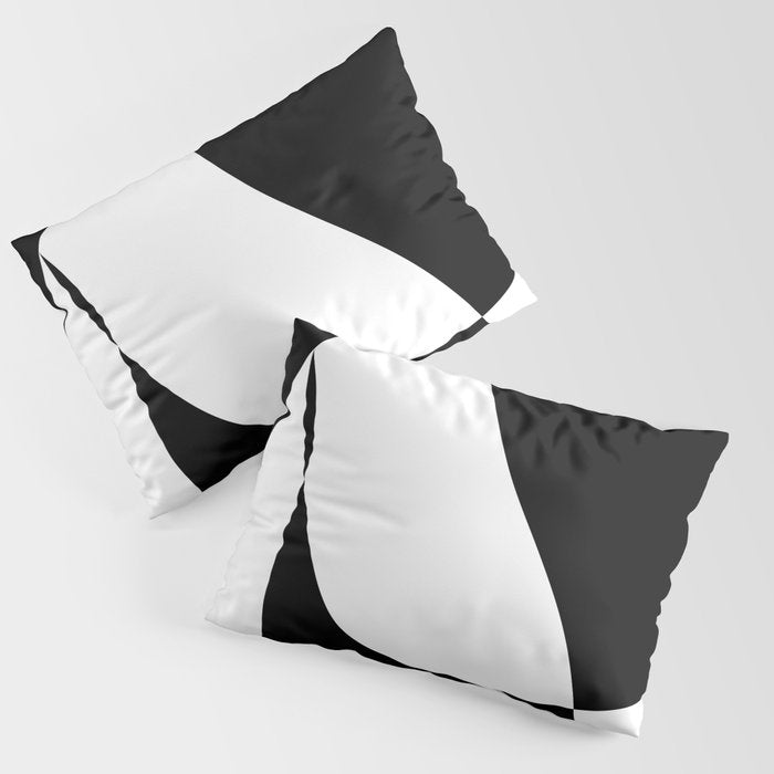 Minimalist Black and White 82 Pillow Sham Gallery Image 1