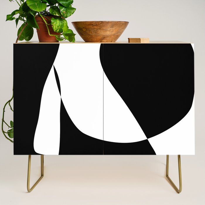 Minimalist Black and White 82 Credenza Gallery Image 1