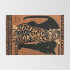Vintage Munich Zoo Leopard 1912 Advertisement Rug Gallery Image 2